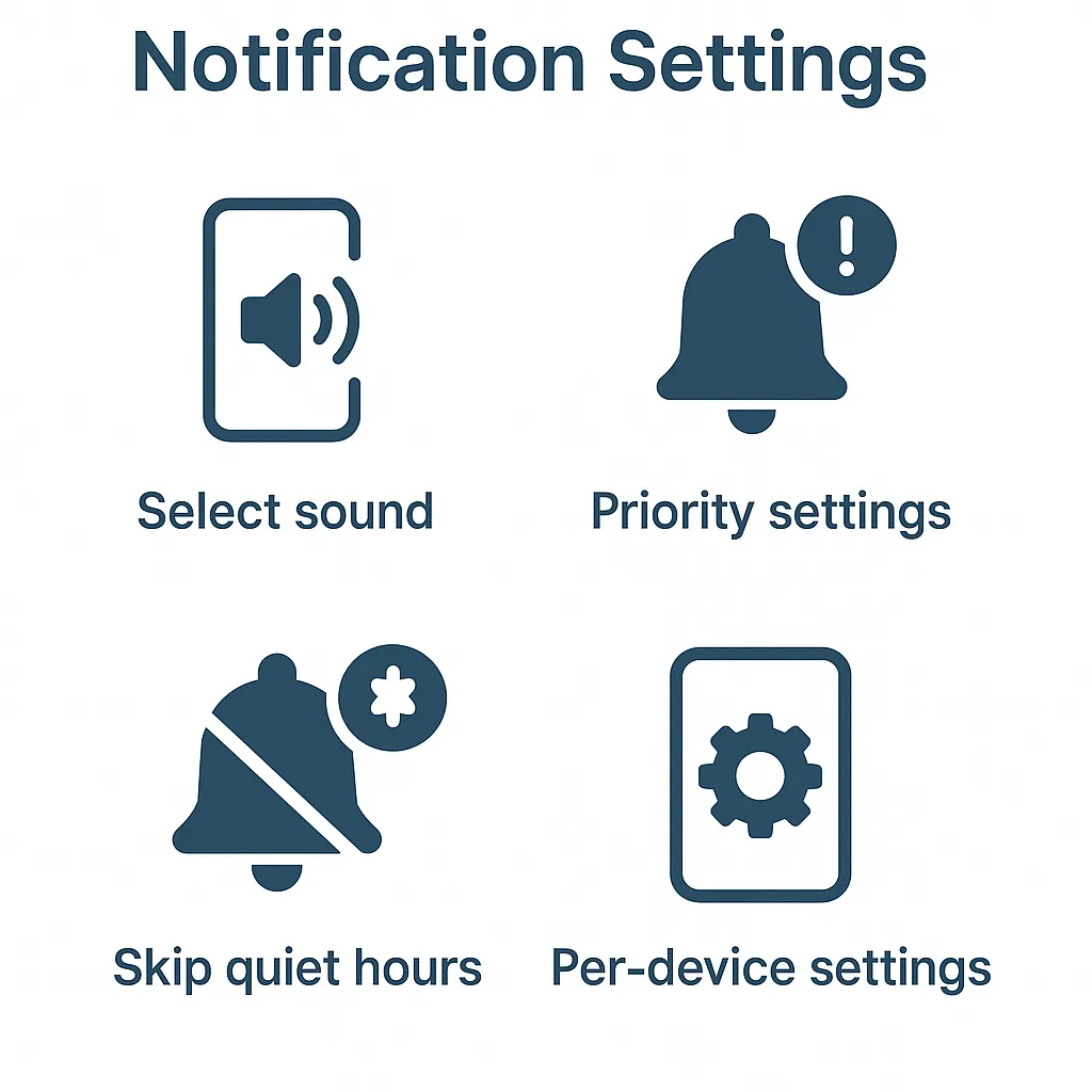 Customizable Notification Settings
